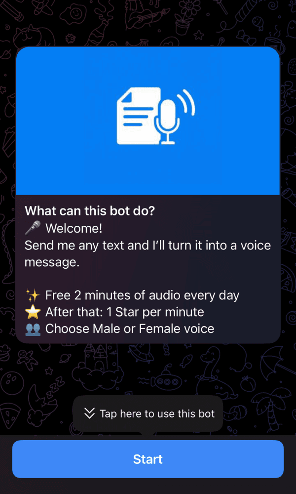 Text → Speech screenshot 1